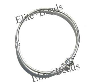 Authentic Pandora HTF Sterling Silver Bracelet 7.5 Bead Clasp 