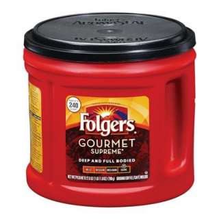 Folgers Gourmet Supreme Coffee 27.8 ozOpens in a new window