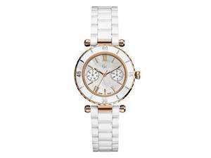 Newegg   GUESS Diver Chic White Ceramic Ladies Watch G42004L1