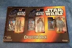 STAR WARS COLLECTOR PACK 3 FIGURES HAN SOLO + CHEWBACCA + LANDO 