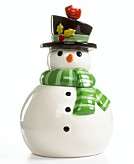    Oneida Cookie Jar, Christmas Cut Outs Snowman customer 