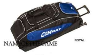 Combat Baseball Softball Coaches Choice Roller Bag BLUE  