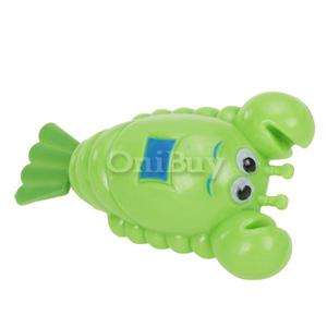 Wind Up Bath Toy Swimming Pool Water Cute Shrimp Toy for Baby Kids Fun 