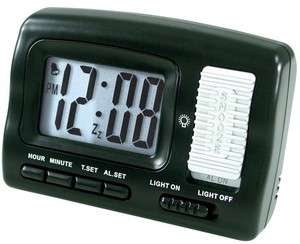 Elgin 3504E Battery Powered Travel Alarm Clock w/ Stay On Backlight on 