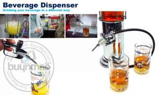 Gas Pump Drink Beverage Dispenser Liquor Pitchers Jar  