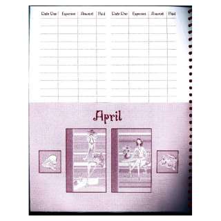 Bill Paying Organizer With POCKETS Household Monthly Budget Book G 