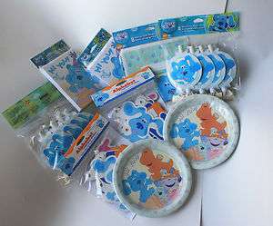 Blues Clues Birthday Party Supply 8 Packs SET for 16  