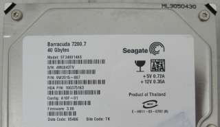 Seagate Hard Drive 7200.7 ST340014AS PCB LOGIC BOARD  