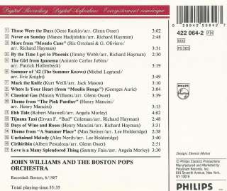   Jukebox: John Williams and the Boston Pops   CD 028942206427  