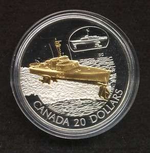2003 Bras Dor Ship $20 Gold Plated Coin  