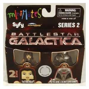 Battlestar Galactica Minimates 2 Pack Athena and Cylon Centurion 