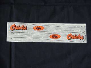 Vintage Baltimore Orioles Baseball Bumper Sticker   9  