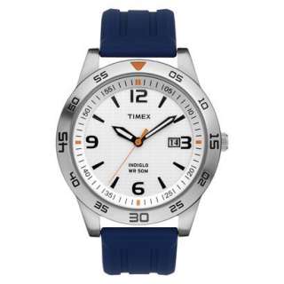 Timex Mens Resin Watch   Navy.Opens in a new window