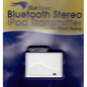  Blue Raven iPod Nano Bluetooth Stereo Transmitter, White 