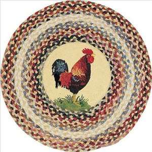 Capel 0610 100 Bob Timberlake Round Rooster Braided Rug Size Round 5 