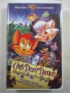 Warner Brothers Cats Dont Dance Childrens VHS Tape 053939643039 