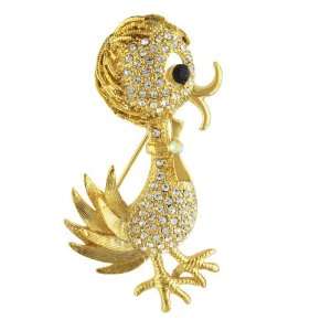  Gold Rhinestone Baby Chick Brooches And Pins Pugster 