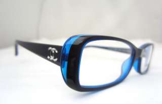 Chanel Eyeglasses Glasses 3188 c 1218 Blue Authentic New  