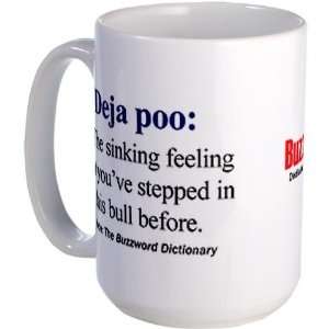  Deja poo mug Humor Large Mug by  