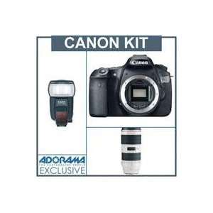   Zoom Lens & Canon Speedlite 580EX II, Shoe Mount Flash
