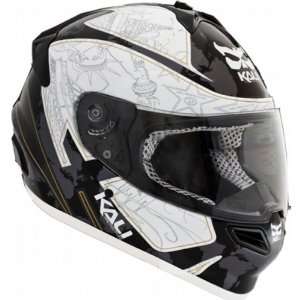   Naza Carbon Street Motorcycle Helmet   White / Medium Automotive
