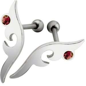   Cartilage Ear Stud Barbell   Cartilage Piercing RIGHT EAR: Jewelry