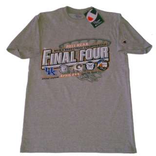 2011 NCAA Final Four Grey Team Logo Houston T Shirt XL  