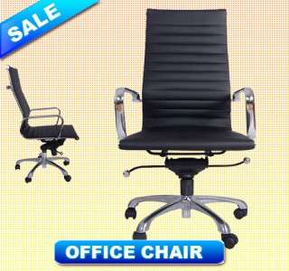   Back PU Leather Conference Executive Office Chair Manager Seat  