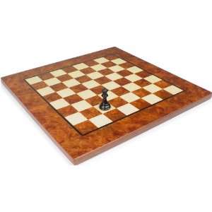    Elm Root & Maple Deluxe Chess Board   2.75 Squares: Toys & Games