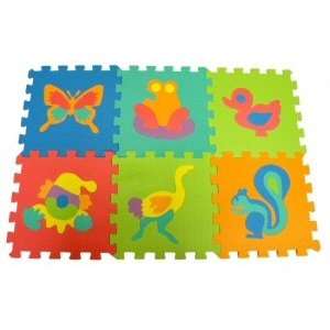  Animal Puzzle Mats for Children: Toys & Games