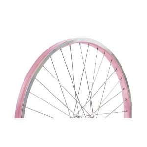  Nirve Rear Cruiser Bike Wheel (Pink, 26 x 1.75, 1 Speed Coaster 