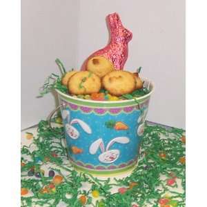 Cakes 2 lb. Coconut Macaroon Cookies in a Blue Bunny Pail with Jelly 