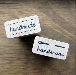 Decorative Stamps Rubber Stamp_Handmade label set(2EA)  