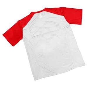  Combat Batting Practice Shirts WHITE/RED A4XL Sports 