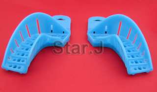 Plastic Dental Impression Trays Denture Instrument 9pcs  