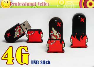 Memoria USB 4GB dibujos animados, USB Flash Pen drive  