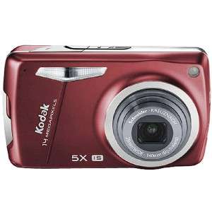 Kodak Easyshare M575 Red 14MP Digital Camera Bundle  