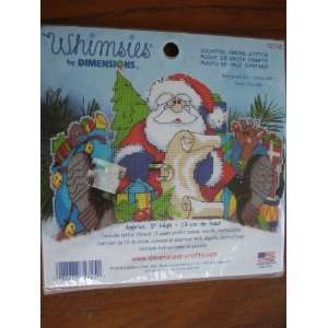    SANTA CLAUS Whimsies Counted Cross Stitch Kit
