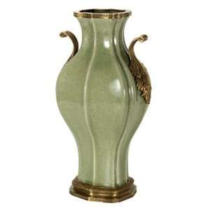  Celadon Crackle Porcelain Vase