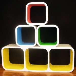   Wall Cube Shelf Dispalying Shelves M4 New Colorful