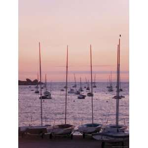  Sunset Over Boats, Tregastel, Cote De Granit Rose, Cotes d 