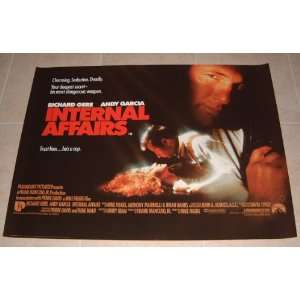 Internal Affairs   Richard Gere, Andy Garcia   Original Movie Poster 