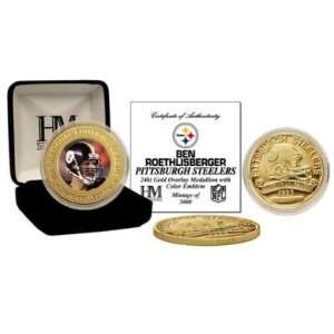 Ben Roethlisberger Gold and Color Coin