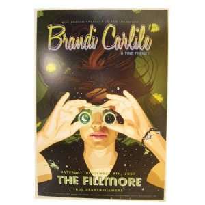 Brandi Carlile Poster Handbill Fillmore Brandy