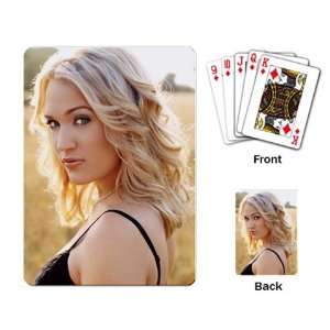 Carrie Underwood Playing Cards Single Design