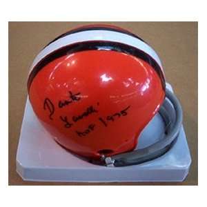 Dante Lavelli Autographed / Signed Browns Mini Helmet