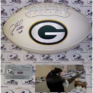 Desmond Howard Autographed/Hand Signed Green Bay Packers Logo Football