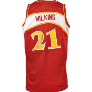Dominique Wilkins Autographed Jersey  Details: Atlanta Hawks 