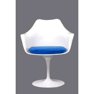  Lexington Modern Eero Saarinen Style Tulip Arm Chair with 