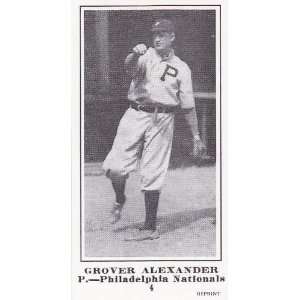  Grover Cleveland Alexander 1915 Sporting News Reprint 